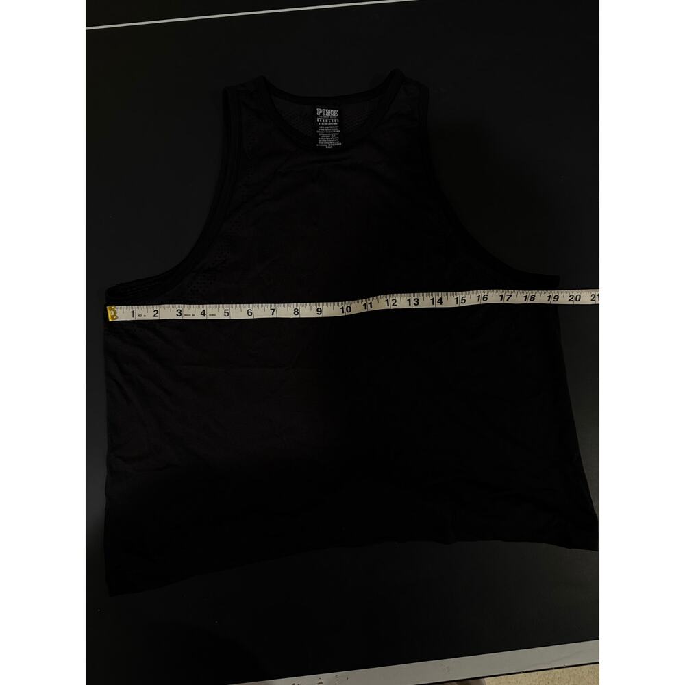 Women's PINK Active by Victoria's Secret Black Mesh Athletic tank size Small - Picture 5 of 6